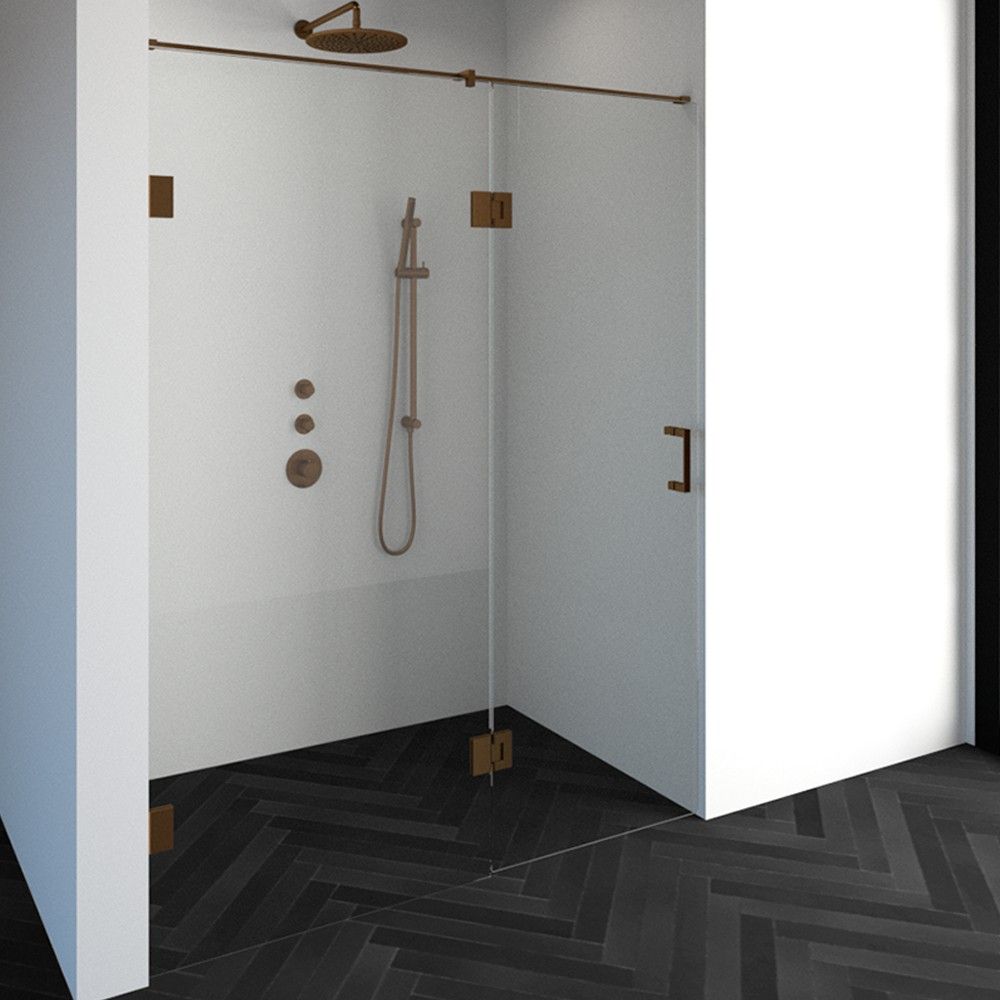 Tapo Creative complete profielloze nisdeur links 2 delig 160x200cm deur 70 koper