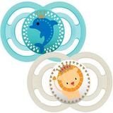 MAM Perfect 12+m Soother 2 Pack - Blue