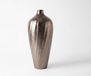 Torvia Vase B17 x T17 x H41 cm Aluminium Mokka Bronze Fait main