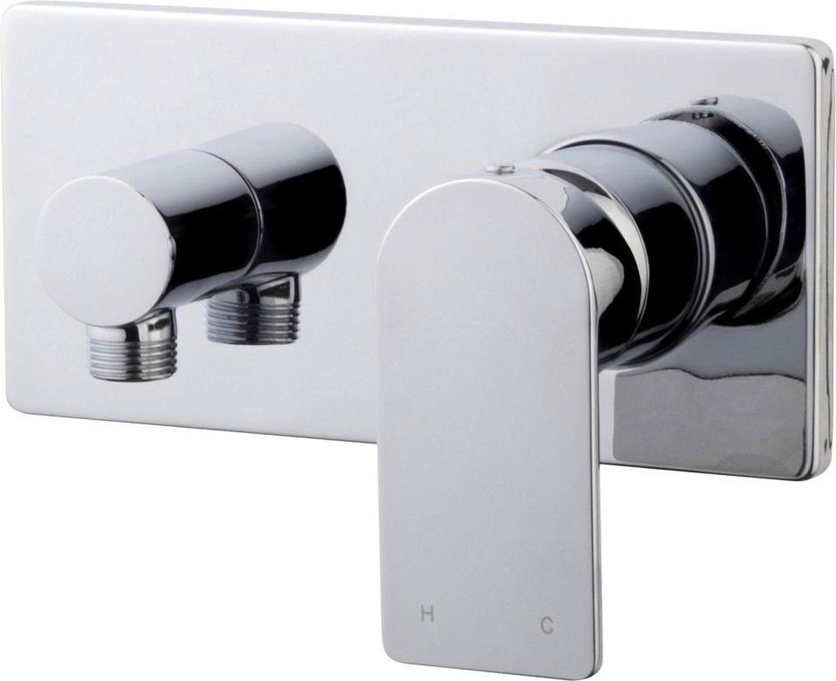 Wiesbaden Lima inbouw eenhendel douchemengkraan chroom