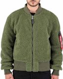 Alpha Industries MA-1 Teddy Jas Groen S Man