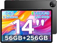 DOOGEE U14 / WiFi / 256 GB / Zwart