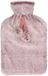 DID Warmwaterkruik - met zachte pluche hoes - lila paars - 2L - kruik