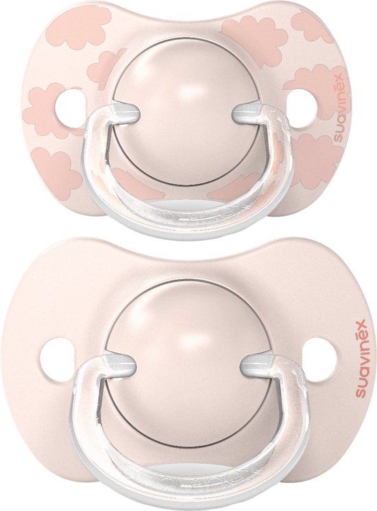 Suavinex Dreams Reversible Duo Fopspeen - Roze - 0-6 maanden - 2 stuks