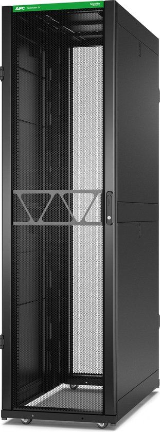 APC Netshelter SX Gen2 AR3305B2 - 45U, 2124h x 600b x 1200d mm, met zijpanelen, zwart