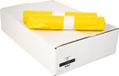 Unbranded V-Part Gele Vuilniszakken Medium-Dikte 70x110 cm, 0.021 mm - 250 Stuks (10 Rollen)