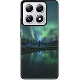 Xiaomi 14T 4G Aurores boreales Verstevigd hoesje met sublimatie bedrukking