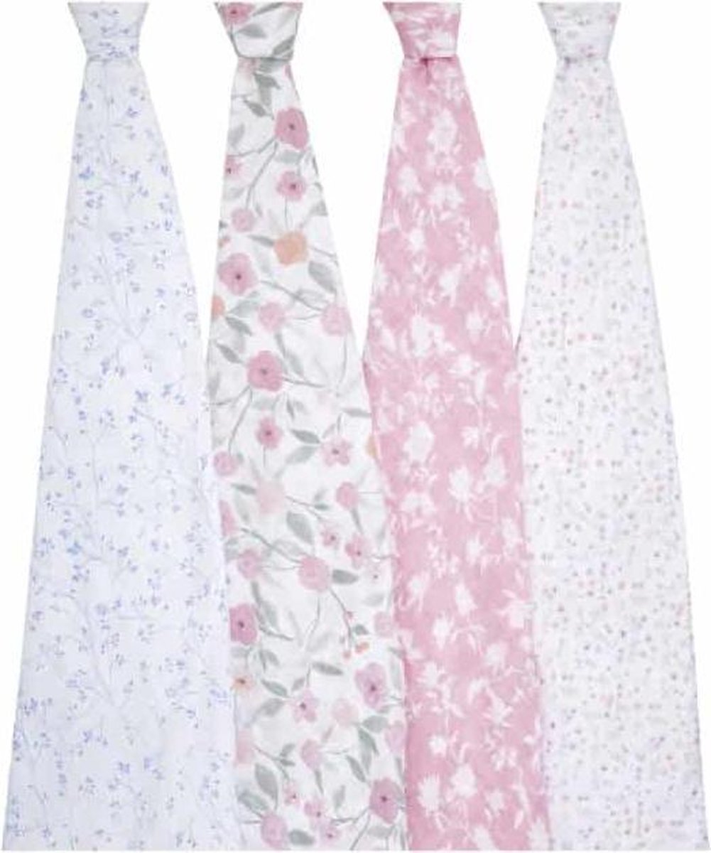 aden + anais 4-pack swaddles Mon fleur