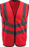 Mascot Safe Supreme Veiligheidshesje 50145-982 - Hi-Vis rood - M