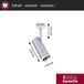 Paulmann 95693 URail Spot Smart Home Zigbee 3.0 Standaard RGBW 230lm 4,5W RGBW+ Dimbaar 230V Matzwart