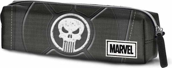 Karactermania Marvel Punisher-Square HS Roletui - Potloden etui - Pennenetui - Zwart