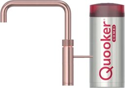 Quooker Fusion Square kokendwaterkraan - draaibare uitloop - Combi+ reservoir - Warm / kokend water - Rosé koper 22+FSRCO