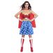 Amscan - Officiële Warner Bros DC Comics licentie Wonder Woman klassieke verkleedkostuum voor dames, maten: 8-20
