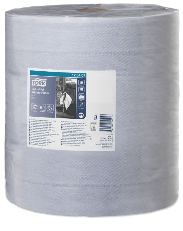 Papieren handdoeken - blauw - 36,90 cm