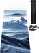 Bol Tapis de yoga, antidérapant, tapis d'entraînement écologique avec sangle de transport, tapis d'exercice épais pour le yoga, le Pilates et le fitness (183 cm x 61 cm x 6 mm) bleu