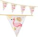 Boland Hawaii guirlande Flamant rose 4m - Blanc, Or, Multicolore