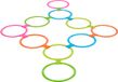 Eddy Toys Hinkelspel - 10 Ringen - Buitenspel - 20 Onderdelen