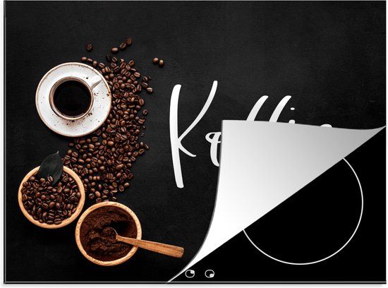 KitchenYeah® Inductie beschermer 75x52 cm - Koffie - Inductiebeschermer voor Inductie Kookplaat