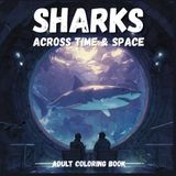 Sharks Across Time & Space: 50+ Megalodons, Dinosaurs, Space Sharks & Future Worlds to Color