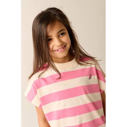 Tumble 'n Dry gestreepte T-shirt roze