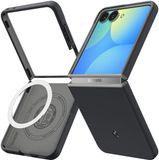 Spigen Nano Pop MagFit Hoesje Geschikt voor Samsung Galaxy Z Flip 8 - Back Cover Compatibel met MagSafe / Qi2 - Zwart