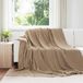vidaXL - Dekentjes - 6 stuks - Camel - 220 x 240 cm - Fleece