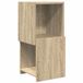 vidaXL Hoekkast 30,5x30x65cm Bewerkt Hout Sonoma Eik