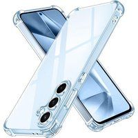 Phonillico® Case voor Samsung Galaxy S24 FE - Schokbestendige bescherming Zacht TPU Transparant