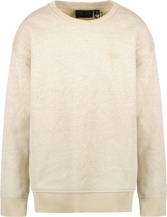 Cars Jeans Sweater kyto jr. - Jongens - Katoen/Polyester - Maat 116 - Ecru