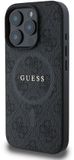 Guess 4G Ring Classic Logo Hoesje Geschikt voor iPhone 16 Pro Max - Zwart