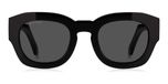 Etro Etro 0079/s Lunettes de soleil unisexe noir carrées gris 50mm