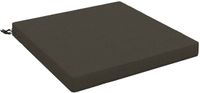 vidaXL Zitkussen SOEST 100% Polyester Antraciet 80 x 80 x 7 cm