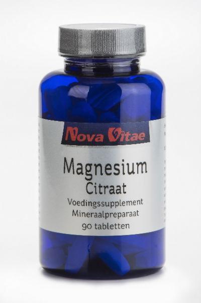 Nova Vitae Magnesium Citraat 200mg Tabletten 90st