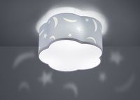 Trio MOONY - Kinderkamer plafondlamp - Wit