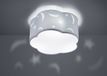 Trio MOONY - Kinderkamer plafondlamp - Wit