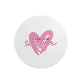 Questo Casa Ronde Digitally Printed Mouse Pad, Non-Slip Bottom, for Office and Home, Diameter: 22 cm