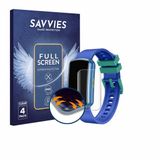 Savvies - Screenprotector voor Cantaos Kids Smartwatch 1.47" - Folie Beschermfolie transparant volledig dekking 4 Stuks