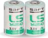 Saft 2x Lithium 3,6V Batterie LS 14250 - 1/2 AA - LS14250 Li-SOCl2
