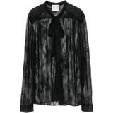 Camicia Fliege Chantilly-Spitze