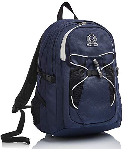 Invicta Active rugzak - Benin Eco-materiaal - blauw