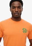 Superdry SD&Co. Relaxed T-shirt Heren S Firecracker Orange