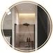 EML STORE Miroir de salle de bain avec éclairage LED - Miroir - Anti-buée - 32 pouces de diamètre - LED dimmables IP65 - Changeable en 3 couleurs