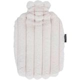 Fashy Warmwaterkruik 2,0 l met superzachte overtrek, crème