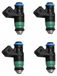 Injecteurs de carburant pour moteur, ensemble de 4 pièces - Adaptés aux modèles Renault Logan, Duster et Sandero - Matériaux de haute qualité - Ajustement parfait - Numéro de pièce : H82132254 / B208A03276 - Performances élevées - Injecteur de ca
