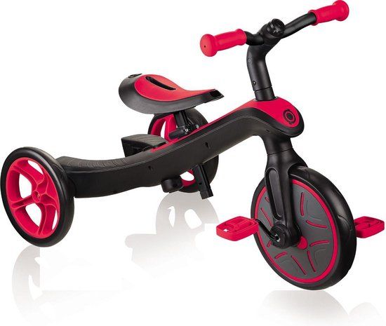 Globber Explorer Trike 4in1 - Red - 4895224400783