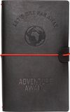 Wanderlust Notitieboek A5 Imitatieleer Zwart/rood