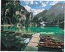 Your Hobby Peinture par numéros - Łódź dans les montagnes 40 x 50 cm