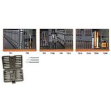 Beta 5904VU/4T Assortiment van 197 gereedschappen in ABS voorgevormde inlegbakken - 059241100