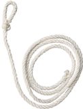 Excellent Koetouw - Gevlochten - PP - Touw - Polypropyleen - Touw met lus - 4-slags - Wit - 240 cm - 1 cm dik