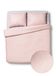 HEMA Housse de couette 240x200/220 cm satin lignes rose